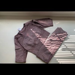 Gymshark Flex Sports Legging Set TOP IS LARGE